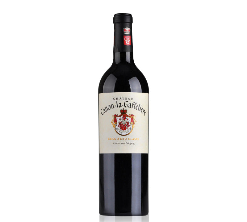 Bottle of Chateau Canon La Gaffeliere St-Emilion red wine