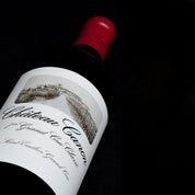 A bottle of Chateau Canon Saint emilion red wine