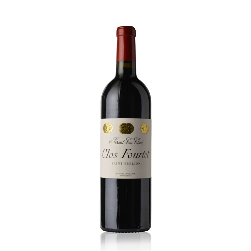 Bottle of Clos Fourtet St-Emilion red wine