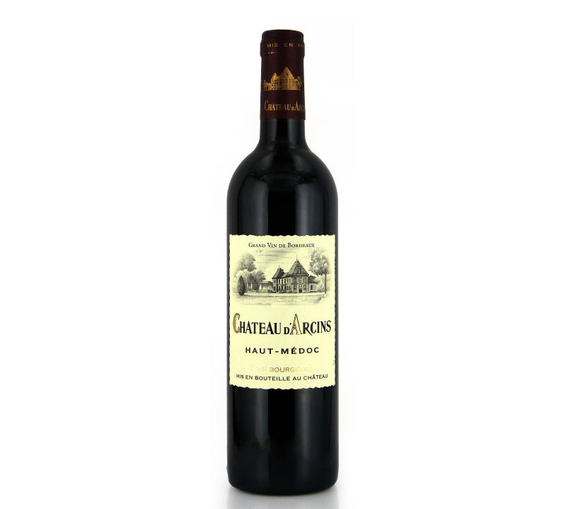 Bottle of Chateau d'Arcins Haut-Medoc Cru Bourgeois red wine