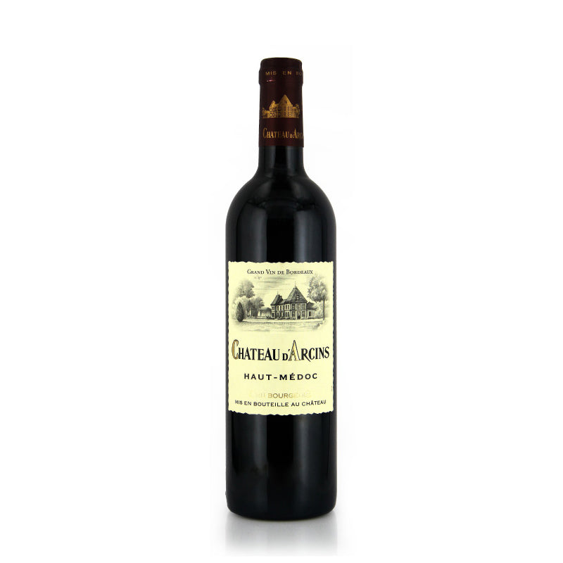 Bottle of Chateau d'Arcins Haut-Medoc Cru Bourgeois red wine