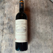 A bottle of Chateau Gros Caillou St Emilion Grand Cru red wine