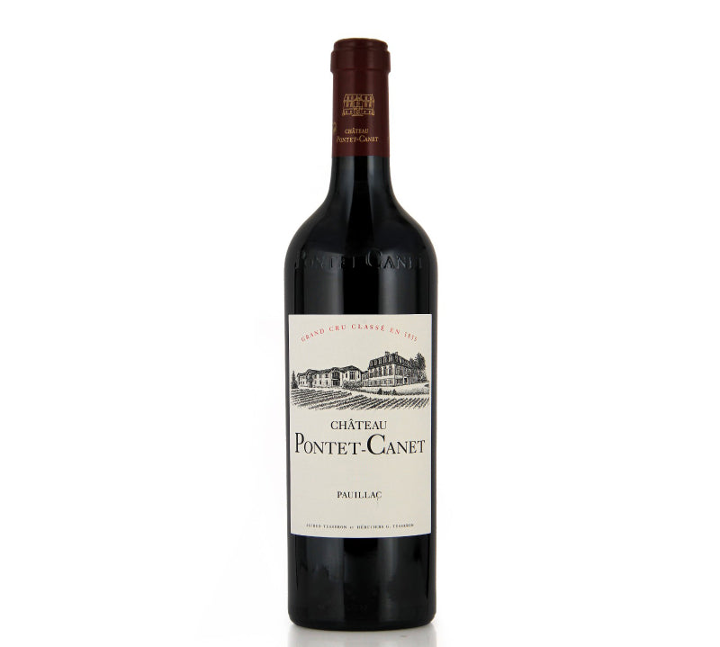 A bottle of Château Pontet-Canet Pauillac