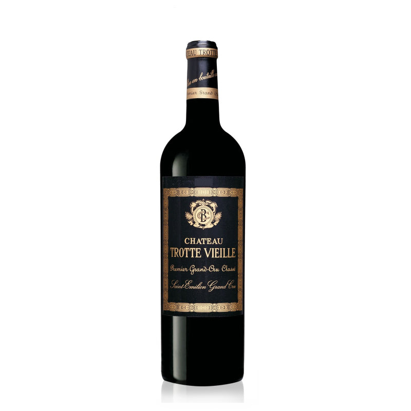 Bottle of Chateau Trotte Vieille St-Emilion red wine