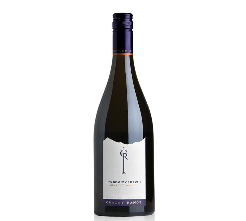A bottle of Craggy Range Les Beaux Cailloux Chardonnay white wine