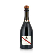 A bottle of D'Arenberg Peppermint Paddock Sparkling NV wine with a vibrant purple label and a gold foil cover on the cork.