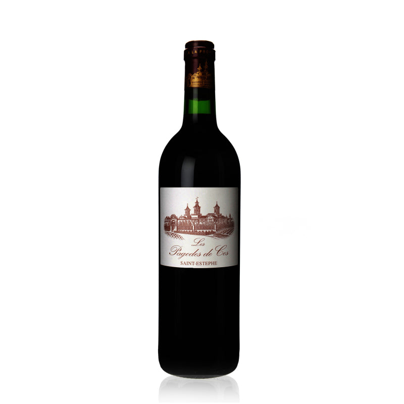 Bottle of Les Pagodes de Cos St-Estephe red wine