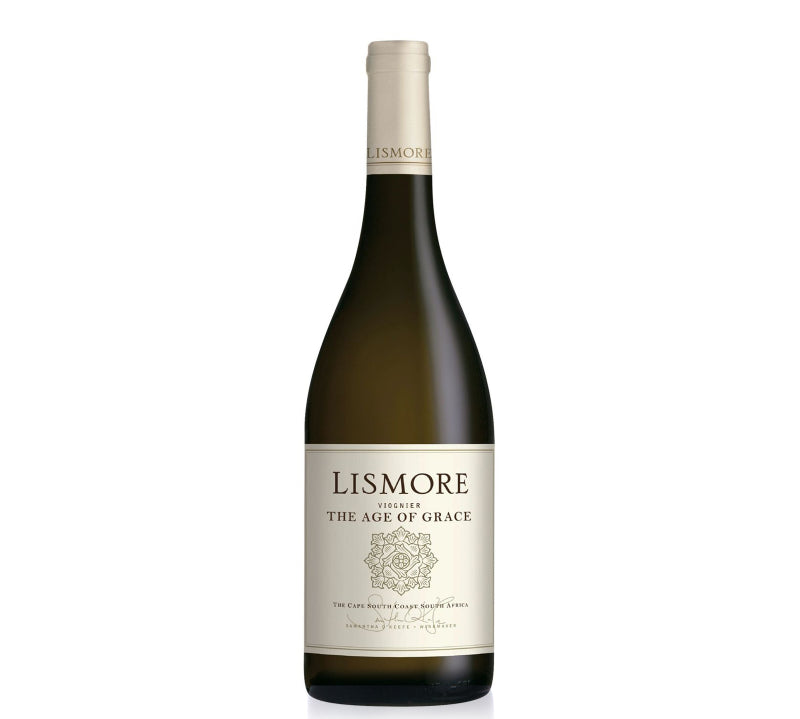 A bottle of Lismore Age of Grace Viognier white wine.