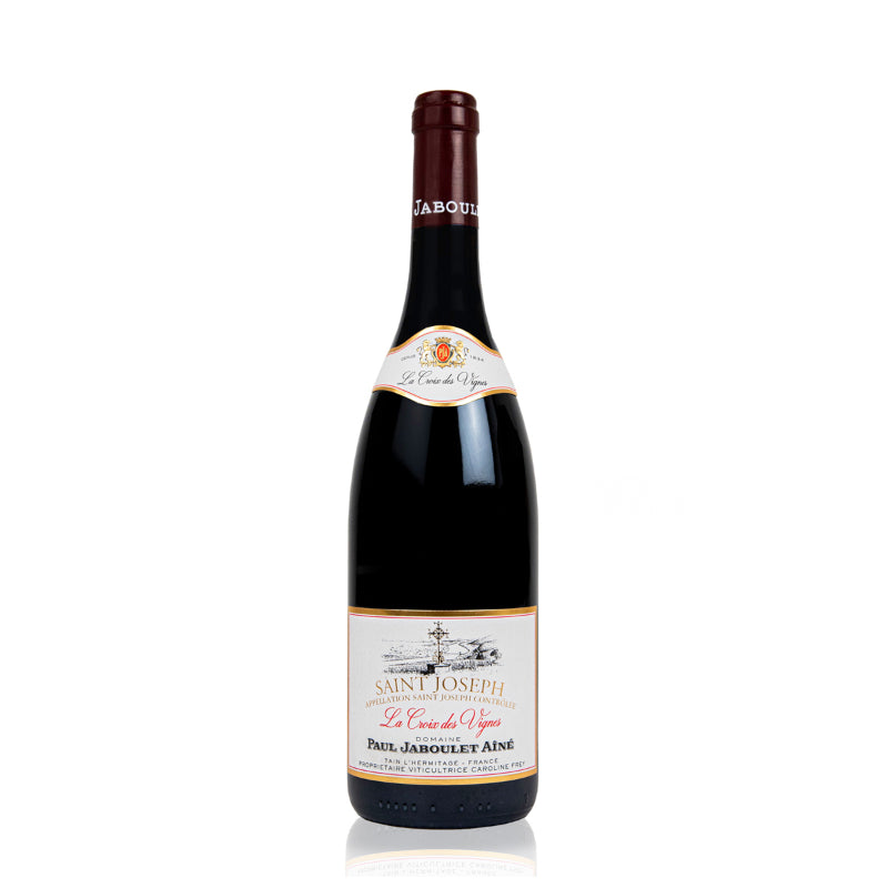 Bottle of Paul Jaboulet Aine Saint Joseph Domaine de La Croix Des Vignes 750ml red wine.