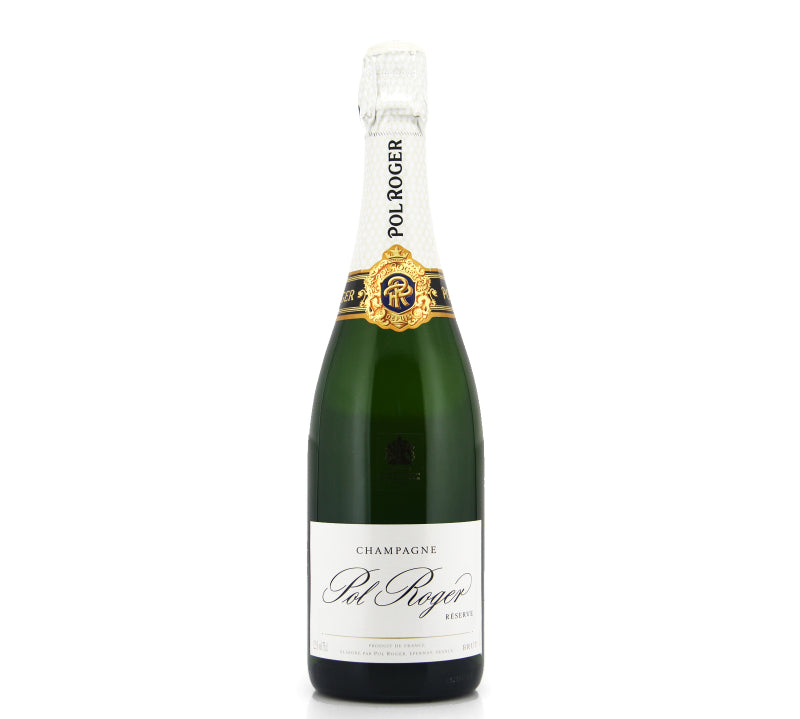 A bottle of Pol Roger Champagne Brut Reserve NV 