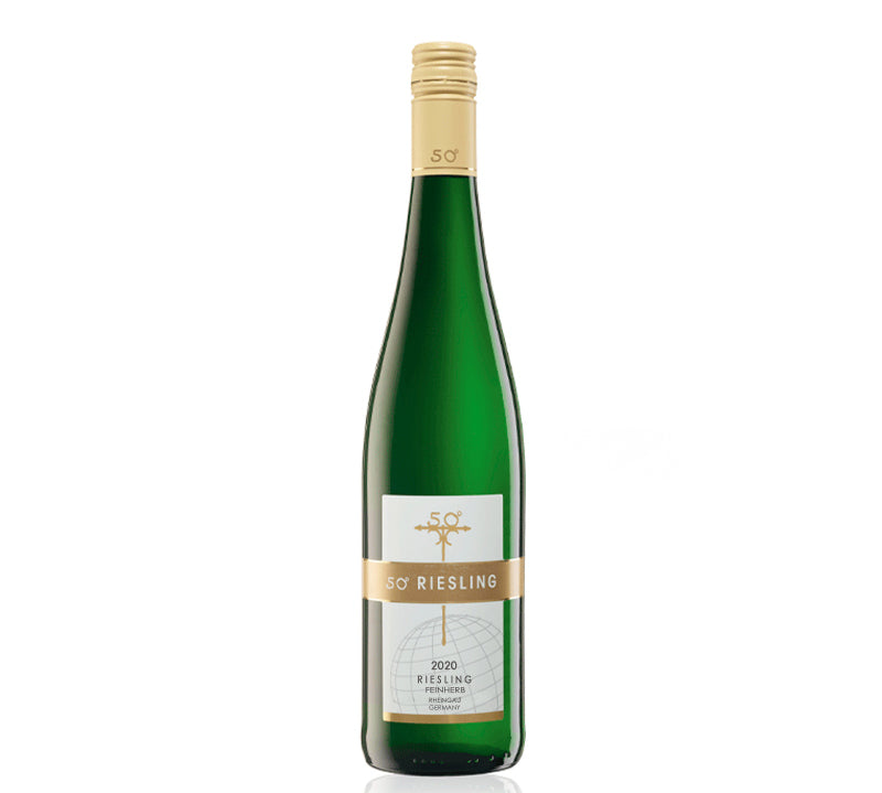 A bottle of Schloss Johannisberg 50 Degree Riesling 2020 white wine