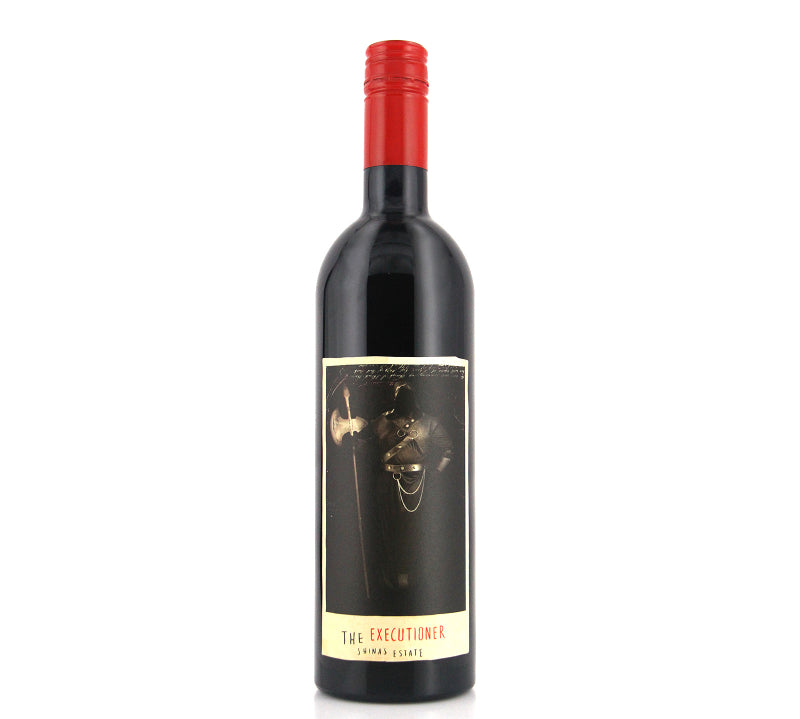 A bottle of Shinas Estate The Executioner Blend red wine
