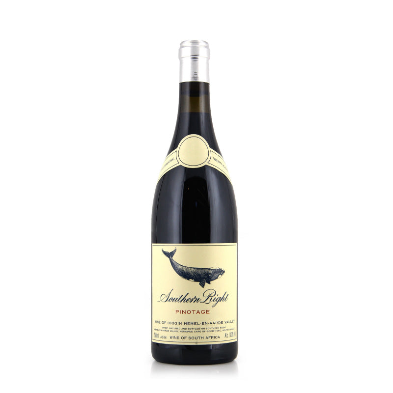 Bottle of Southern Right Pinotage red wine 