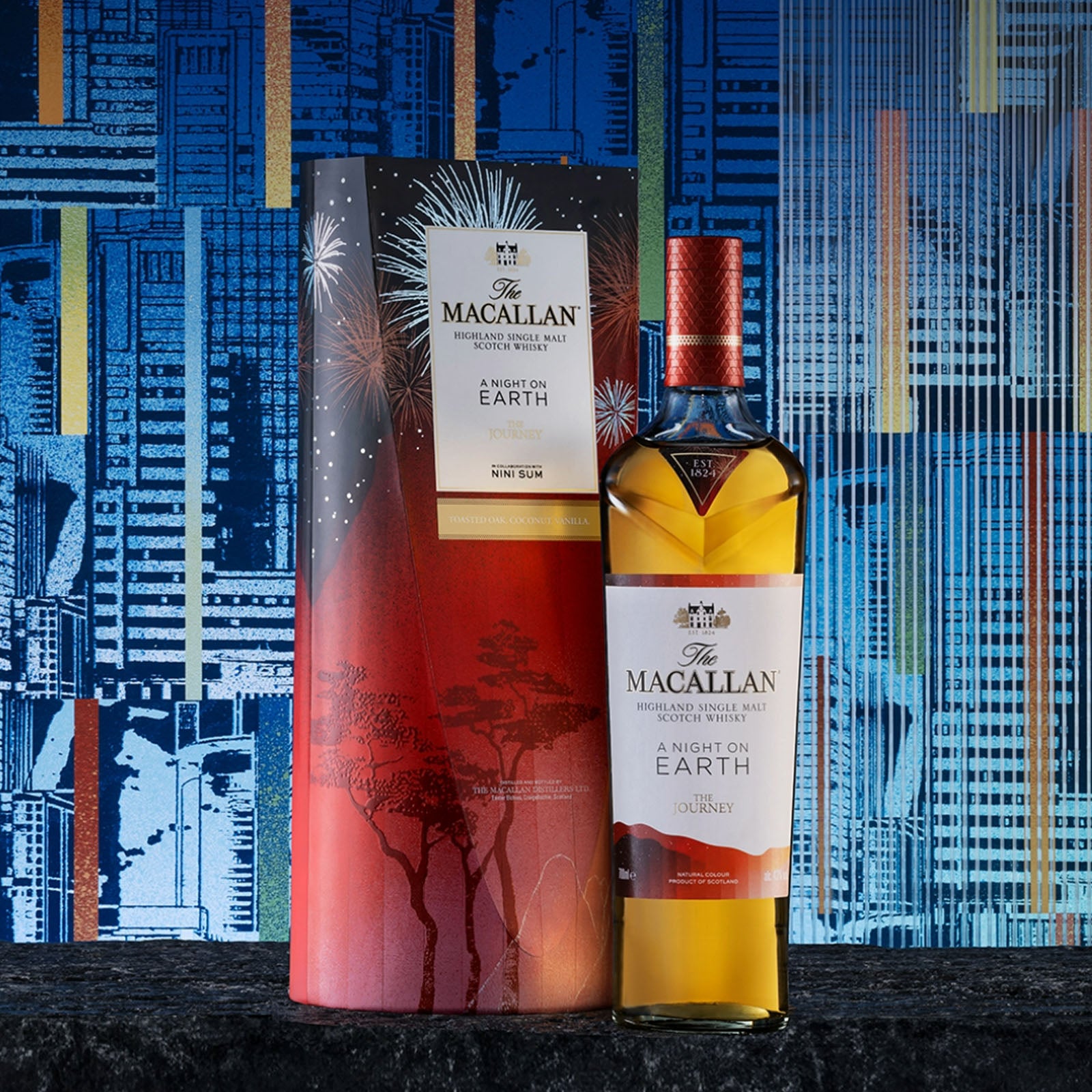 Buy The Macallan A Night on Earth – The Journey 700ml | 1855 The