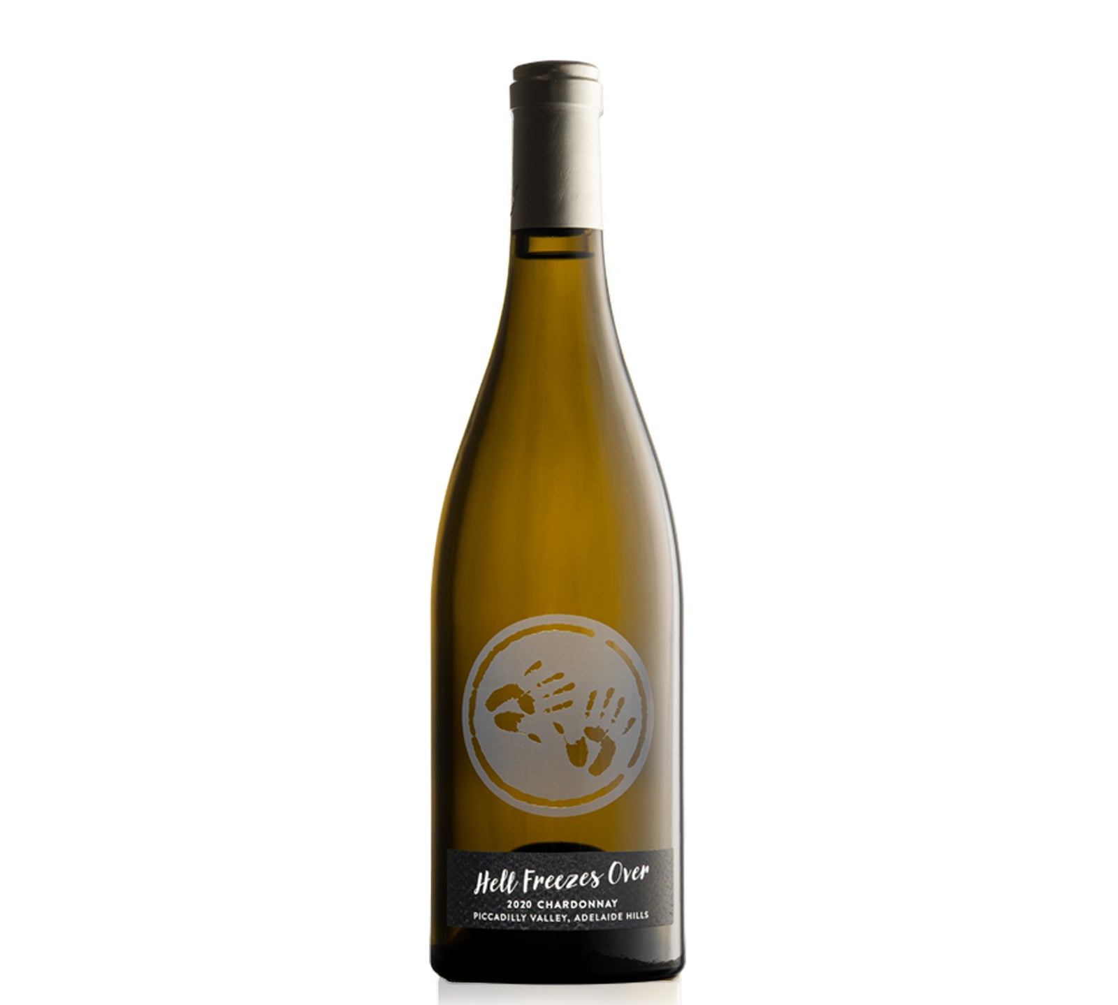 Two Hands Hell Freezes Over Chardonnay 2020, a vibrant Australian white wine with rich stone fruit, citrus flavors, and a creamy, balanced finish.
