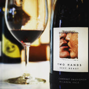 Two Hands Sexy Beast Cabernet Sauvignon, a bold Australian red wine with rich dark fruit flavors, smooth tannins, and a hint of spice.