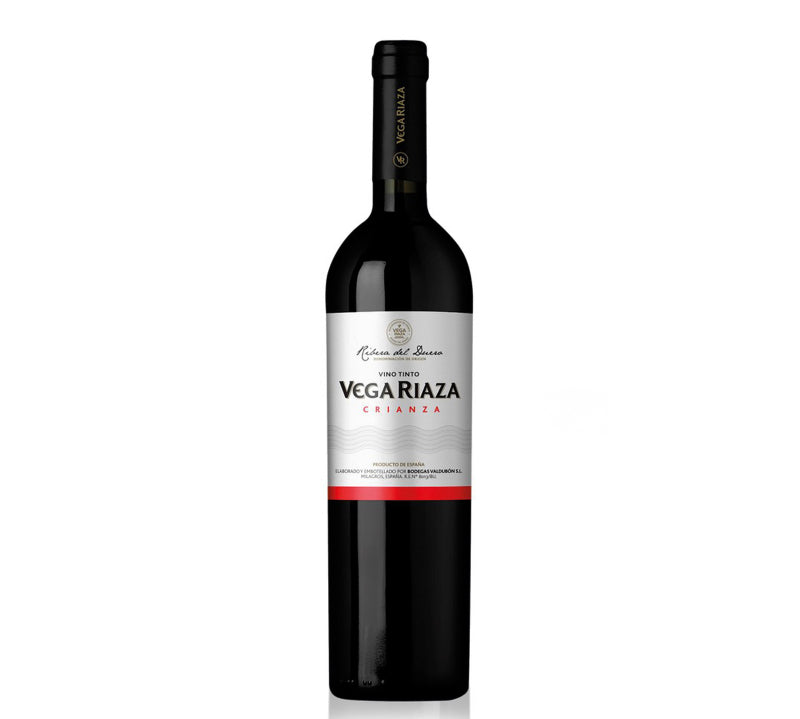 Vega Riaza Crianza 750ml, Spanish red wine with rich berry flavors, balanced tannins, and a smooth, elegant finish.