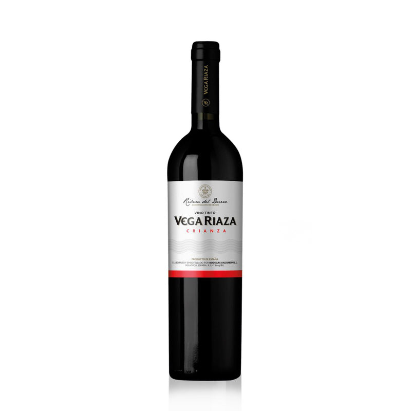 Vega Riaza Crianza 750ml, Spanish red wine with rich berry flavors, balanced tannins, and a smooth, elegant finish.