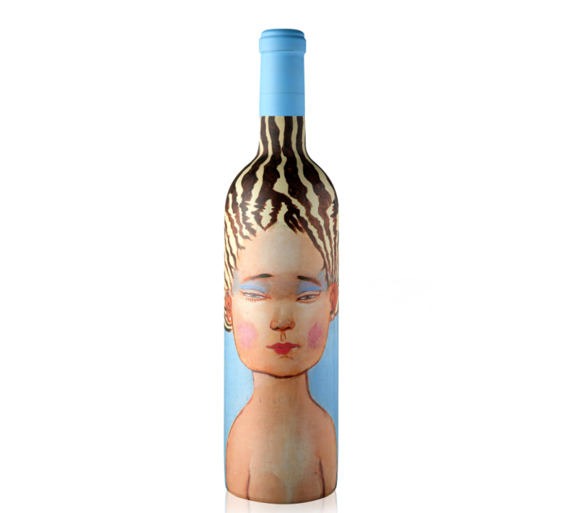 Bottle of VIK La Piu Belle Chilean red blend with rich dark fruit, floral, and spice notes.