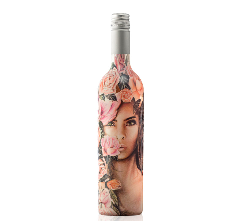 Bottle of VIK La Piu Belle Rosé with fresh strawberry, raspberry, and floral notes.