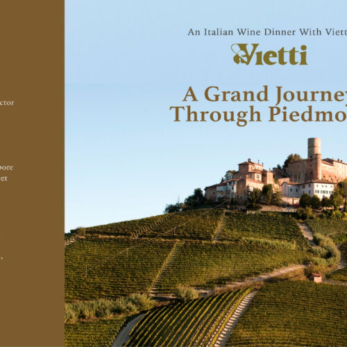 An Italian Wine Dinner with Vietti