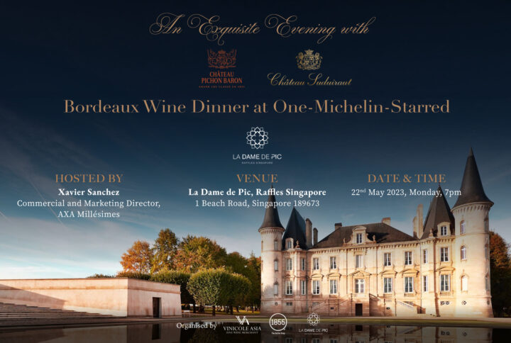Bordeaux Wine Dinner at One-Michelin-Starred La Dame de Pic